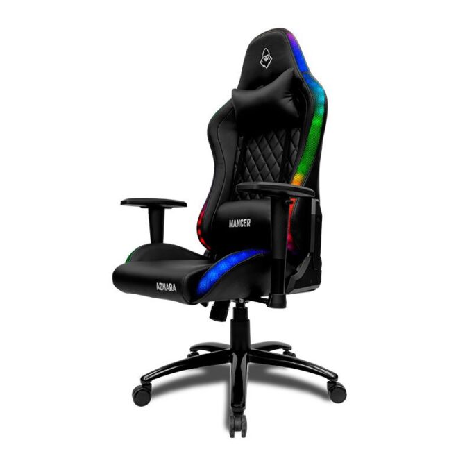 CADEIRA GAMER MANCER ADHARA, RGB, PRETO, MCR-ADH-RGB01